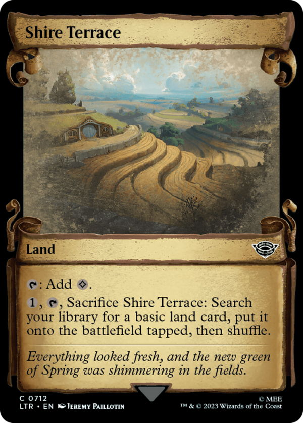 Shire Terrace [The Lord of the Rings: Tales of Middle-Earth Showcase Scrolls] Hot on Sale