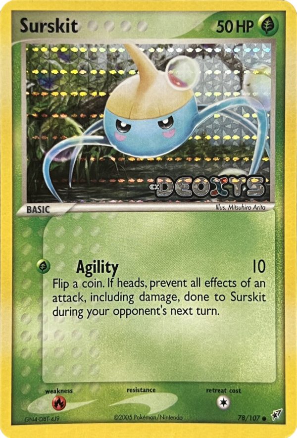 Surskit (78 107) (Stamped) [EX: Deoxys] Hot on Sale