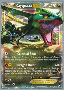 Rayquaza EX (85 124) (Anguille Sous Roche - Clement Lamberton) [World Championships 2013] Fashion