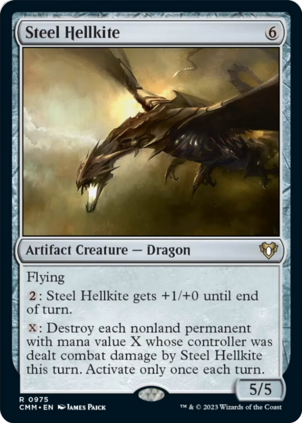 Steel Hellkite [Commander Masters] Hot on Sale