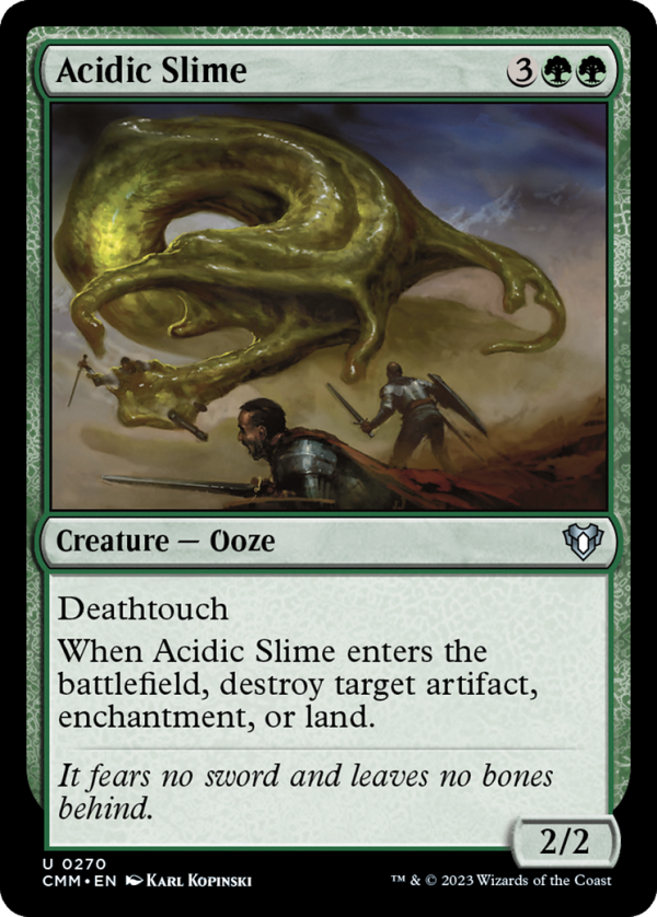 Acidic Slime [Commander Masters] For Discount