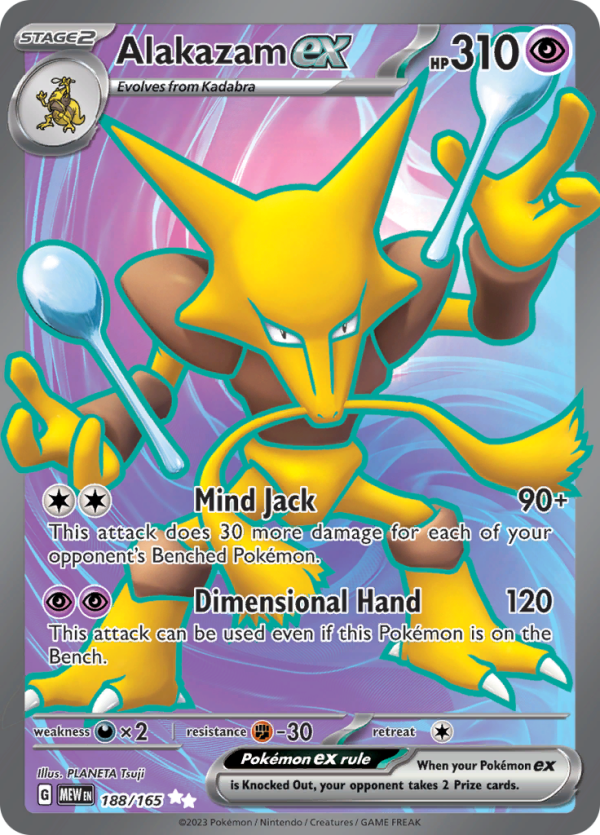 Alakazam ex (188 165) [Scarlet & Violet 151] For Cheap