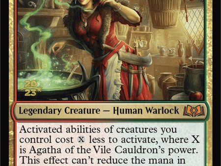 Agatha of the Vile Cauldron [Wilds of Eldraine Prerelease Promos] For Discount