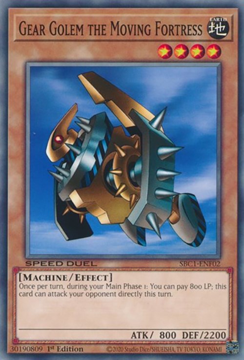 Gear Golem the Moving Fortress [SBC1-ENF02] Common Hot on Sale