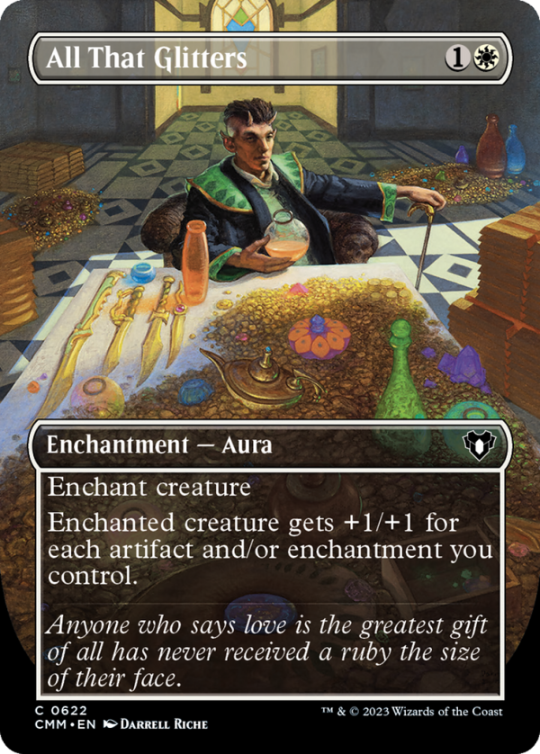 All That Glitters (Borderless Alternate Art) [Commander Masters] Online