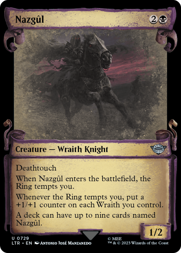 Nazgul (0729) [The Lord of the Rings: Tales of Middle-Earth Showcase Scrolls] on Sale