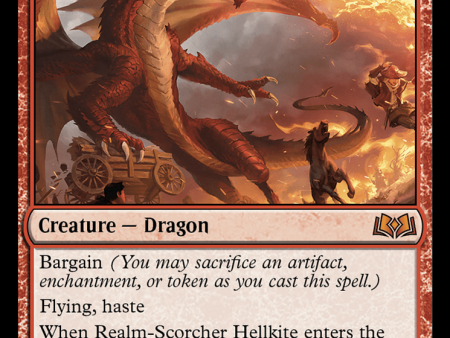 Realm-Scorcher Hellkite [Wilds of Eldraine] Online now