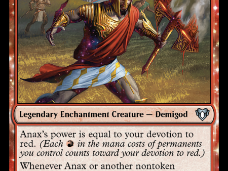 Anax, Hardened in the Forge [Commander Masters] Cheap