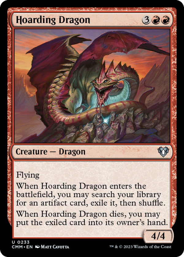 Hoarding Dragon [Commander Masters] For Cheap