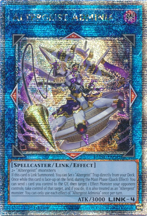 Altergeist Adminia [DUNE-EN047] Quarter Century Secret Rare Sale