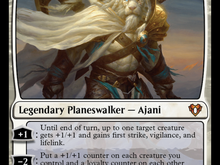 Ajani Steadfast [Commander Masters] Hot on Sale