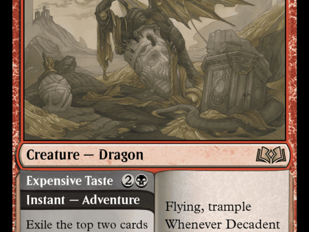 Decadent Dragon    Expensive Taste [Wilds of Eldraine] For Sale